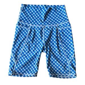Lilly Pulitzer Blue and White Athletic Shorts